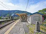 1番線ホーム(2022年9月)