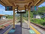 2・3番線ホーム(2022年9月)