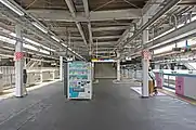 3・4番線（山手線・京浜東北線）ホーム（2022年8月）