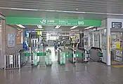 北改札口(2022年7月)