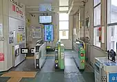 南口改札(2022年7月)