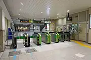 改札口（2023年1月）