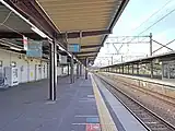 1番線ホーム(2022年9月)