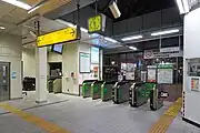 改札口(2023年1月)