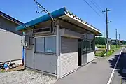 待合室外観（2023年7月）