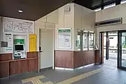 駅舎内（2023年7月）