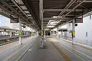 1・2番線ホーム(2023年9月)