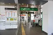 改札口（2024年4月）
