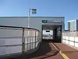 改良工事後、新自由通路完成前のJR海老名駅東口。新自由通路完成に伴い閉鎖（2012年3月）