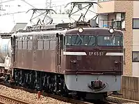 EF65 57 茶色塗装(2006年6月24日 小岩駅)