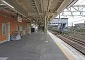 1番線ホーム（2022年6月）