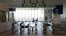 改札口(2018年8月)