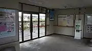 駅舎内(2017年7月)
