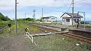 構内踏切(2018年6月)