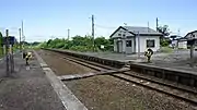 構内踏切(2018年6月)
