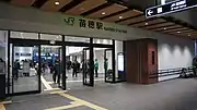 駅出入口（2018年11月）