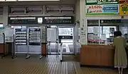 改札口（2017年7月）