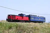 DE15 2510+マヤ34 2008軌道検測列車