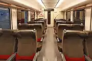 721系のuシート車内