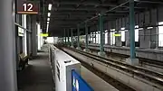 新幹線ホーム（2018年4月）