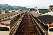 ホーム（2015年7月、跨線橋から）