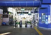 改札口(2022年1月)