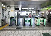 改札口(2022年1月)
