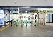 改札口（2022年1月）