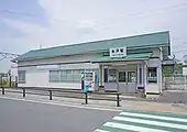 減築前の駅舎（2022年4月）