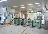 改札口（2022年7月）