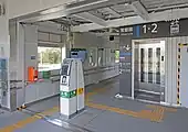 改札口（2022年4月）