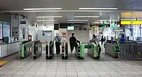 改札口（2021年5月）
