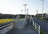 駅出入口(2021年10月)