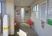 待合室内（2022年2月）