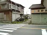 駅案内看板の無い入口（2008年4月）
