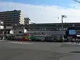 北口駅舎（高架化前）（2008年10月）