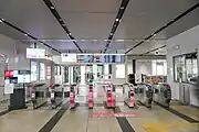 改札口（2021年12月）