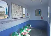待合室内（2022年1月）