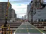 2007年4月6日で閉鎖された下笠道踏切