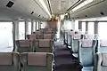 クロハ786-11普通車部分（「有明」4両編成）