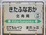 駅名標（2019年4月）