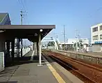 構内(岐阜方面を望む)