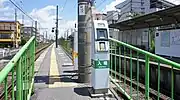 下り線改札口（2021年5月）