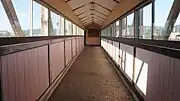 跨線橋内部(2018年9月)