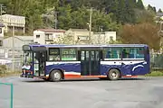 観光型BRT車両、三陸の「海」号