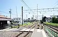 構内踏切(2021年8月)