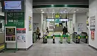 北口改札（2019年3月）