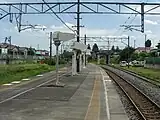 1面2線時代のホーム（2007年6月）