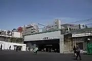 駅ビル建設前の南口（2010年4月）