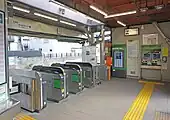 改札口（2022年2月）